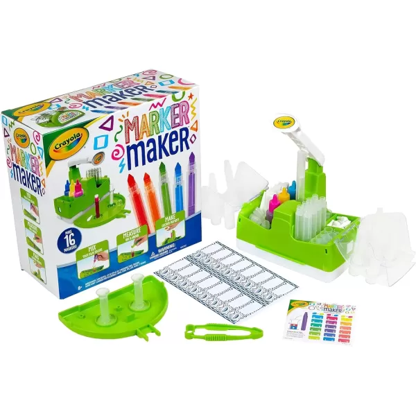 imageCrayola Marker Maker DIY Kids Crafts Create 16 Markers for Kids Arts ampamp Crafts Kit Gift for Girls ampamp Boys Ages 7Marker Maker