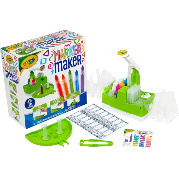 imageCrayola Marker Maker DIY Kids Crafts Create 16 Markers for Kids Arts ampamp Crafts Kit Gift for Girls ampamp Boys Ages 7Marker Maker