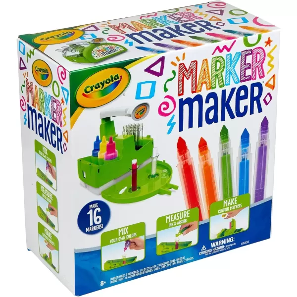imageCrayola Marker Maker DIY Kids Crafts Create 16 Markers for Kids Arts ampamp Crafts Kit Gift for Girls ampamp Boys Ages 7Marker Maker