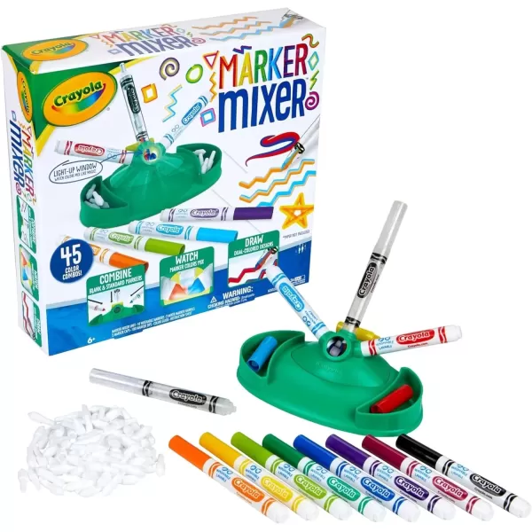 imageCrayola Marker Maker DIY Kids Crafts Create 16 Markers for Kids Arts ampamp Crafts Kit Gift for Girls ampamp Boys Ages 7Marker Mixer