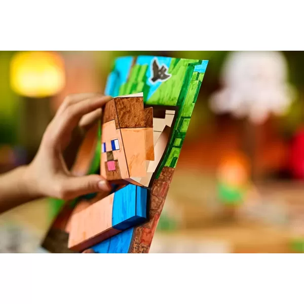imageCrayola Minecraft POPs 3D Kids Art Set Coloring Book Alternative Gift for Boys ampamp Girls Ages 6