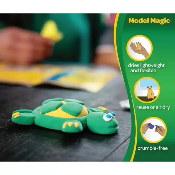 imageCrayola Model Magic  Neon 2lbs Modeling Clay Alternative Model Magic Bulk Clay for Kids Craft Supplies for Classrooms 3