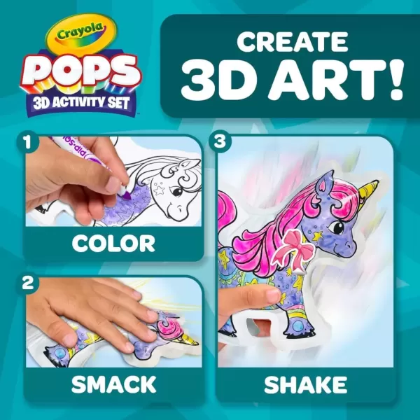 imageCrayola Pops Inflatable Characters Coloring Set for Kids Gift for Boys ampamp Girls Ages 5 6 7 8