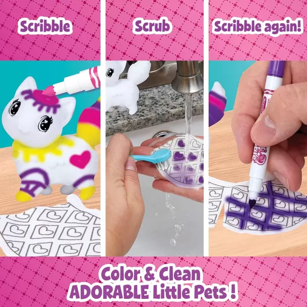 imageCrayola Scribble Scrubbie Pets Princess Playset Kids Toys Gift for Girls ampamp BoysMutli