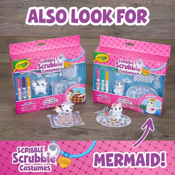 imageCrayola Scribble Scrubbie Pets Princess Playset Kids Toys Gift for Girls ampamp BoysMutli