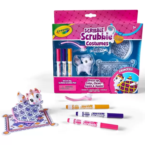 imageCrayola Scribble Scrubbie Pets Princess Playset Kids Toys Gift for Girls ampamp BoysMutli