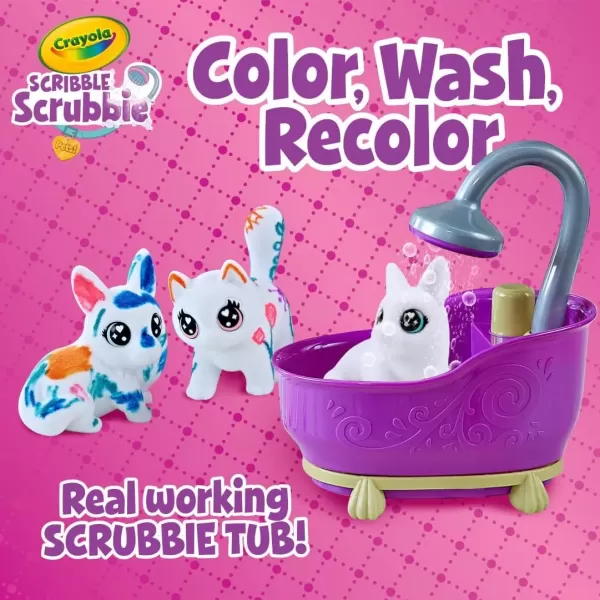 imageCrayola Scribble Scrubbie Safari Animals Tub Set Color ampamp Wash Creative Toy Gift for Kids Age 3 4 5 6Tub Set