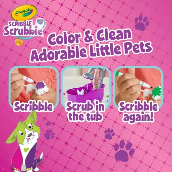 imageCrayola Scribble Scrubbie Safari Animals Tub Set Color ampamp Wash Creative Toy Gift for Kids Age 3 4 5 6Tub Set