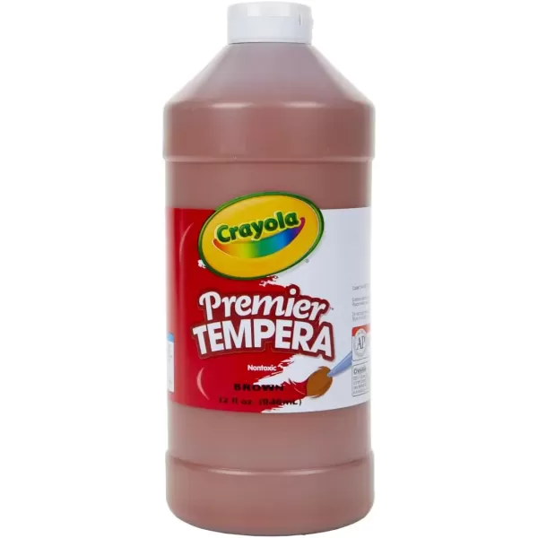 imageCrayola Tempera Paint Brown Kids Paint 32oz Quart 541232007
