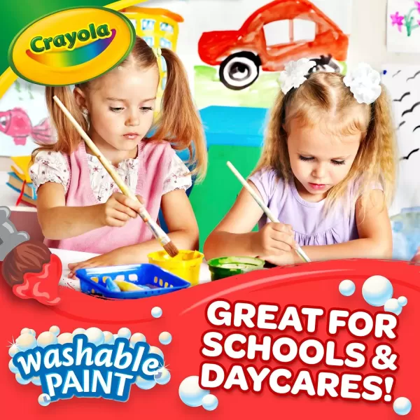 imageCrayola Washable Red Paint 1 gallon Size Painting Supplies in BulkBlack