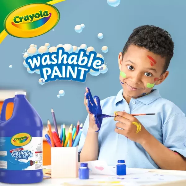 imageCrayola Washable Red Paint 1 gallon Size Painting Supplies in BulkBlue