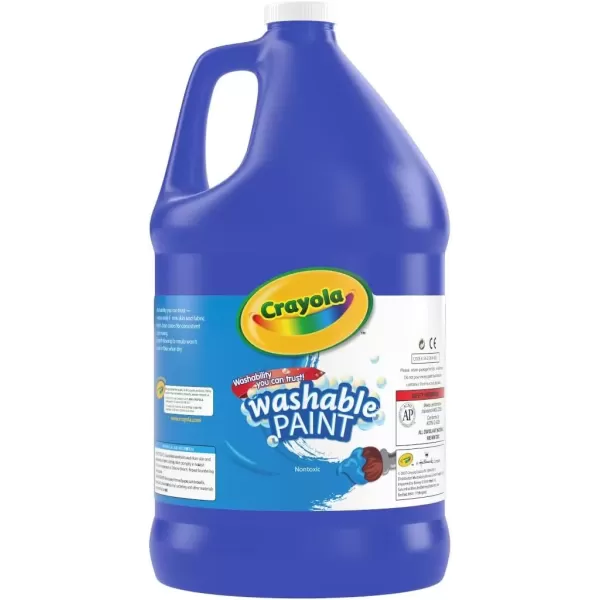 imageCrayola Washable Red Paint 1 gallon Size Painting Supplies in BulkBlue