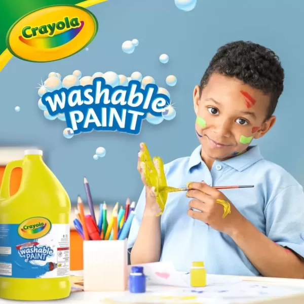 imageCrayola Washable Red Paint 1 gallon Size Painting Supplies in BulkYellow