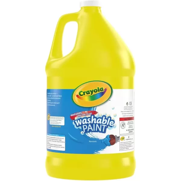 imageCrayola Washable Red Paint 1 gallon Size Painting Supplies in BulkYellow