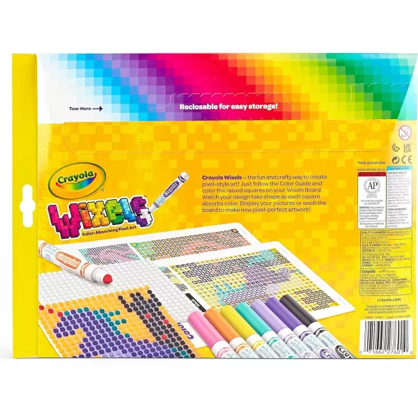 imageCrayola Wixels Animals Activity Kit Pixel Art Coloring Set Gift for Kids Ages 6 7 8 9Unicorns
