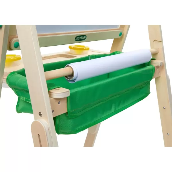 imageCrayola Wooden Art Easel for Kids 2in1 Dry Erase Board ampamp Chalkboard Gifts for Toddlers Ages 3 4 5Super Easel