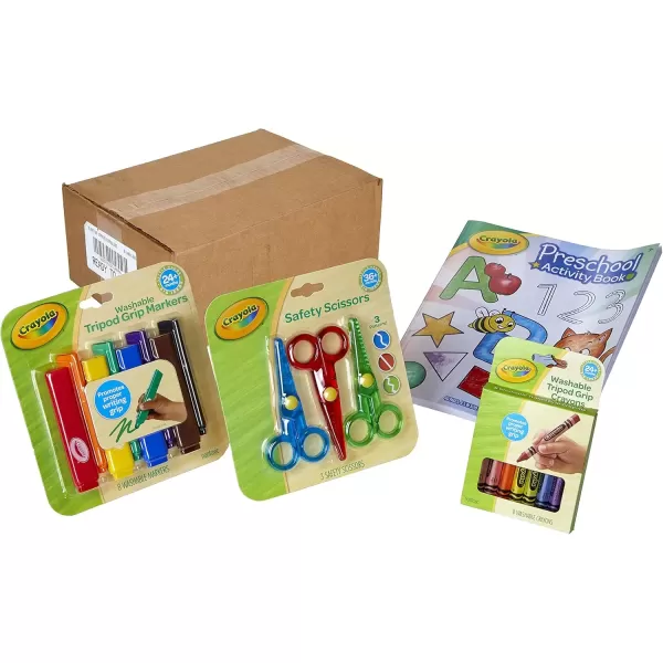 imageCrayola Young Kids Art Supplies Bundle Art Set for Girls and Boys Gifts For Toddlers 36 Months Amazon ExclusiveArt Supplies Bundles