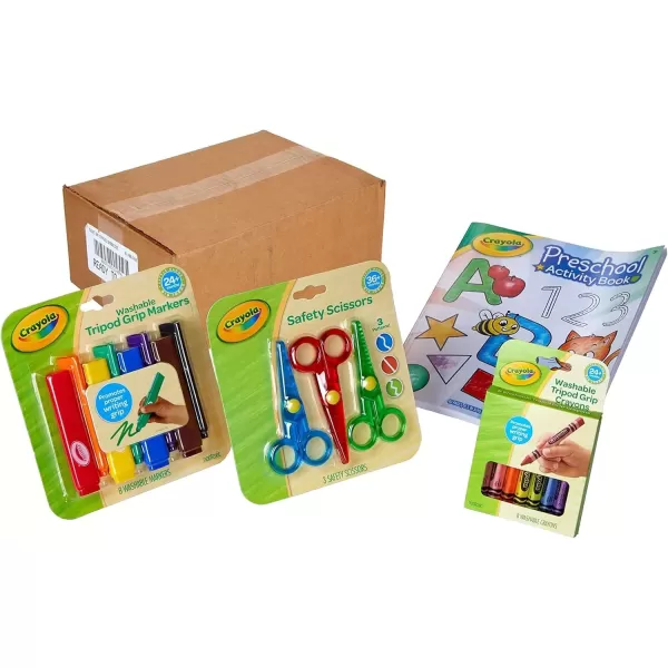 imageCrayola Young Kids Art Supplies Bundle Art Set for Girls and Boys Gifts For Toddlers 36 Months Amazon ExclusiveArt Supplies Bundles