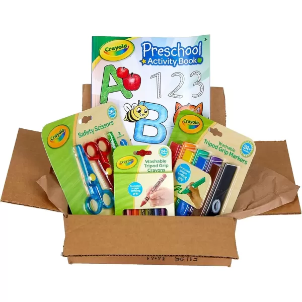 imageCrayola Young Kids Art Supplies Bundle Art Set for Girls and Boys Gifts For Toddlers 36 Months Amazon ExclusiveArt Supplies Bundles