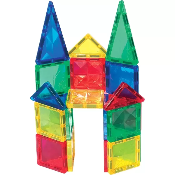 imageCreateOn Crayola Mini Magnetic PIPTiles Building Set for Kids Magnetic Building Toys for Kids STEM Travel Toys for Boys and Girls Ages 3 24Piece Set BoldBold