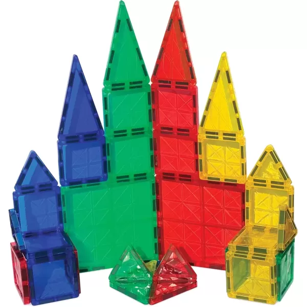 imageCreateOn Crayola Mini Magnetic PIPTiles Building Set for Kids Magnetic Building Toys for Kids STEM Travel Toys for Boys and Girls Ages 3 42Piece Set Bold