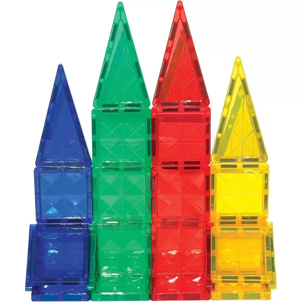 imageCreateOn Crayola Mini Magnetic PIPTiles Building Set for Kids Magnetic Building Toys for Kids STEM Travel Toys for Boys and Girls Ages 3 42Piece Set Bold