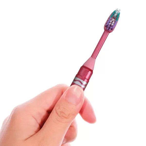 imageGUM Crayola Marker Childrens Toothbrush Soft Bristled Kids Toothbrush Set Age 3 Suction Cup Base 3 CountSoft Bristle Toothbrush