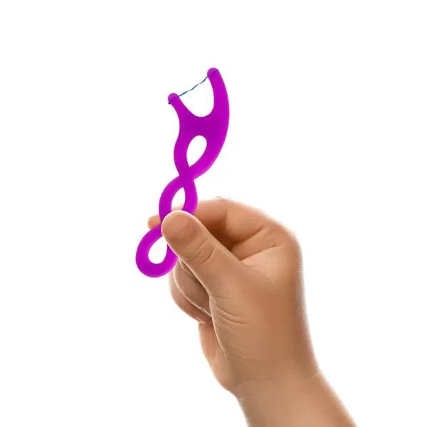 imageGUM Crayola Twistables Kids Flossers with Fluoride  Designed for Little Hands  Three Fun Fruit Flavors  Easy to Use Kids Floss Picks for Children Ages 3 75 ct300 ct