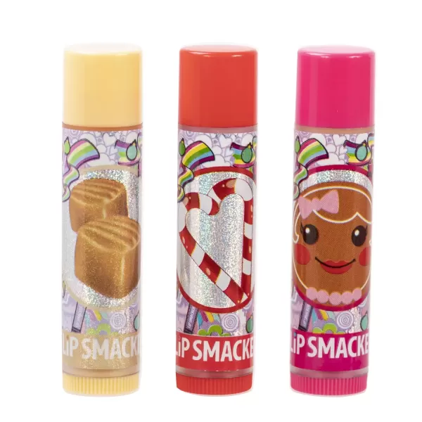 imageLip Smacker Crayola Crayon Stackable Flavored Clear Lip Balm Blue  Moisturizing SoothingCandy Cane Collection