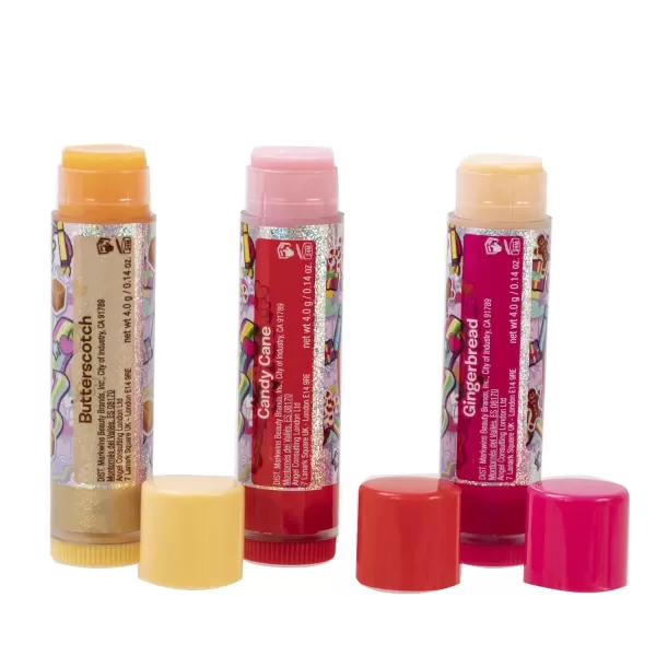 imageLip Smacker Crayola Crayon Stackable Flavored Clear Lip Balm Blue  Moisturizing SoothingCandy Cane Collection