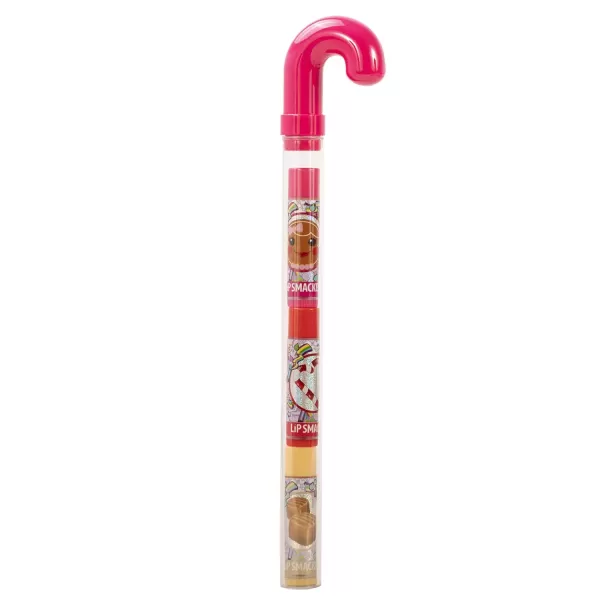imageLip Smacker Crayola Crayon Stackable Flavored Clear Lip Balm Blue  Moisturizing SoothingCandy Cane Collection