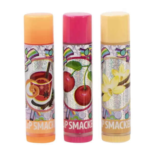 imageLip Smacker Crayola Crayon Stackable Flavored Clear Lip Balm Blue  Moisturizing SoothingCandy Medley Collection