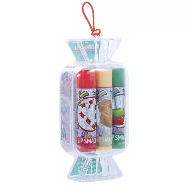 imageLip Smacker Crayola Crayon Stackable Flavored Clear Lip Balm Blue  Moisturizing SoothingCaramel Trio Collection