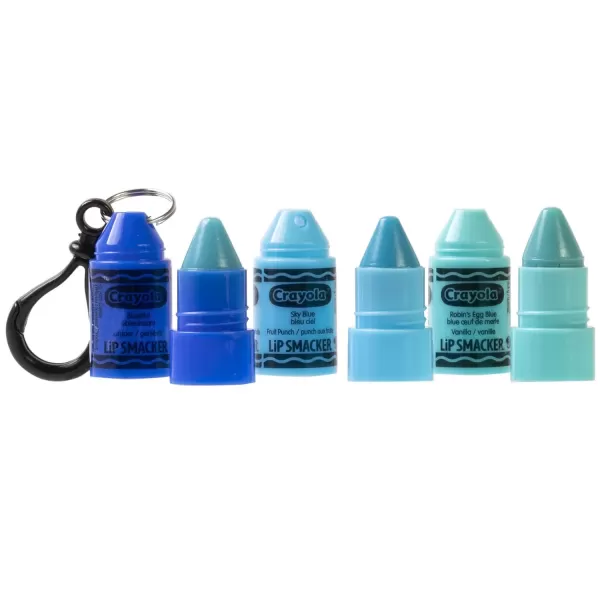 imageLip Smacker Crayola Crayon Stackable Flavored Clear Lip Balm Blue  Moisturizing SoothingCrayola Blue Collection