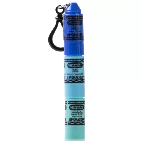 imageLip Smacker Crayola Crayon Stackable Flavored Clear Lip Balm Blue  Moisturizing SoothingCrayola Blue Collection