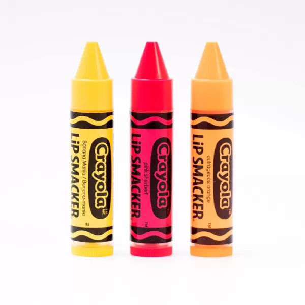imageLip Smacker Crayola Crayon Stackable Flavored Clear Lip Balm Blue  Moisturizing SoothingCrayola Collection