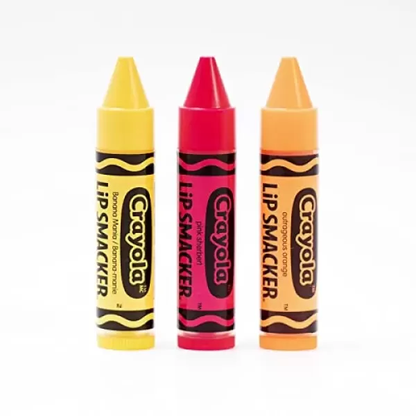 imageLip Smacker Crayola Crayon Stackable Flavored Clear Lip Balm Blue  Moisturizing SoothingCrayola Collection