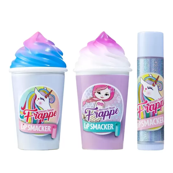 imageLip Smacker Crayola Crayon Stackable Flavored Clear Lip Balm Blue  Moisturizing SoothingFrappe Magic Collection
