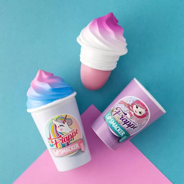 imageLip Smacker Crayola Crayon Stackable Flavored Clear Lip Balm Blue  Moisturizing SoothingFrappe Magic Collection