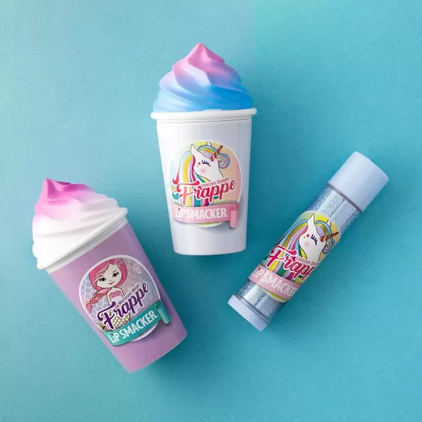imageLip Smacker Crayola Crayon Stackable Flavored Clear Lip Balm Blue  Moisturizing SoothingFrappe Magic Collection