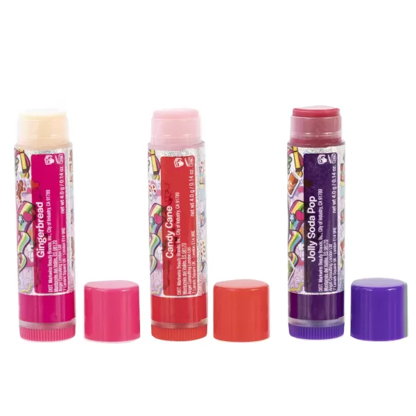 imageLip Smacker Crayola Crayon Stackable Flavored Clear Lip Balm Blue  Moisturizing SoothingGinger Trio Collection