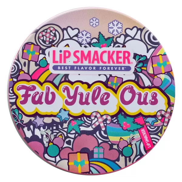 imageLip Smacker Crayola Crayon Stackable Flavored Clear Lip Balm Blue  Moisturizing SoothingGingerbread Tin Collection