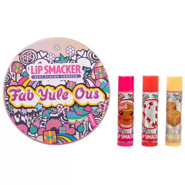 imageLip Smacker Crayola Crayon Stackable Flavored Clear Lip Balm Blue  Moisturizing SoothingGingerbread Tin Collection