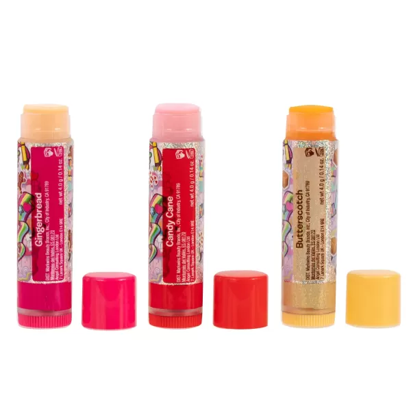 imageLip Smacker Crayola Crayon Stackable Flavored Clear Lip Balm Blue  Moisturizing SoothingGingerbread Tin Collection