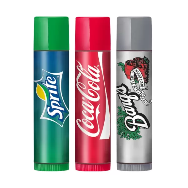 imageLip Smacker Crayola Crayon Stackable Flavored Clear Lip Balm Blue  Moisturizing SoothingHoliday Coca Cola Collection