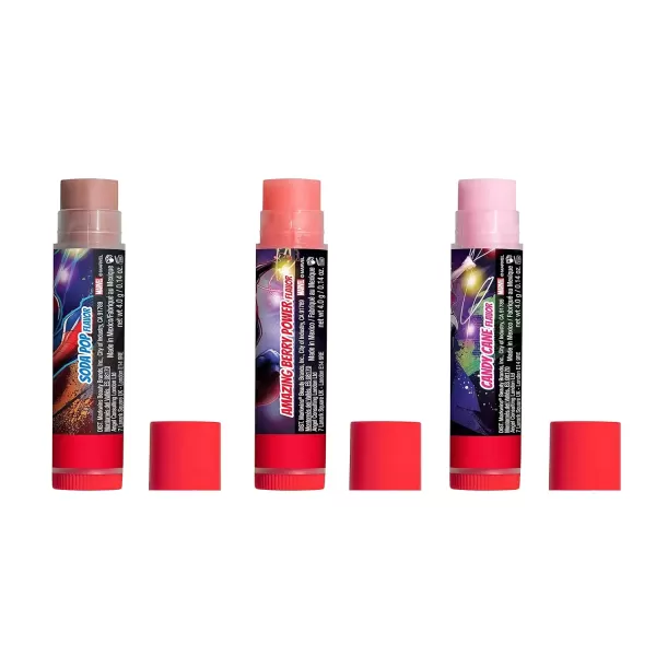 imageLip Smacker Crayola Crayon Stackable Flavored Clear Lip Balm Blue  Moisturizing SoothingMarvels Spiderman Collection