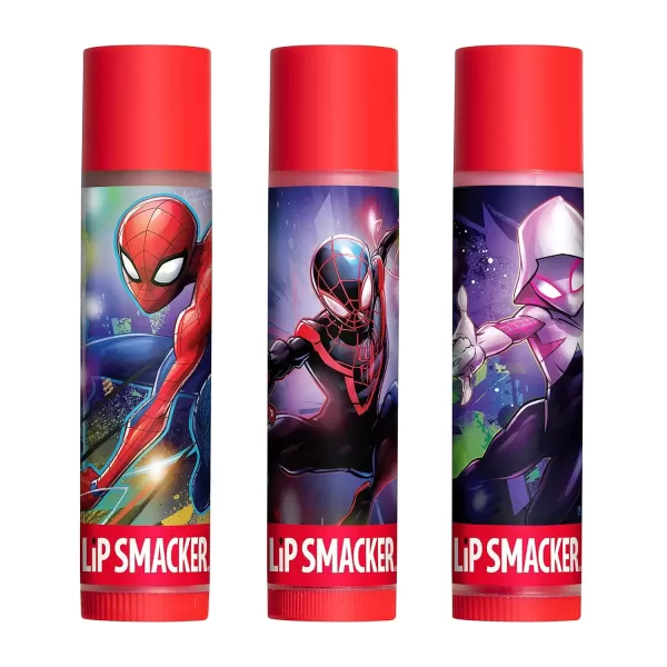 imageLip Smacker Crayola Crayon Stackable Flavored Clear Lip Balm Blue  Moisturizing SoothingMarvels Spiderman Collection
