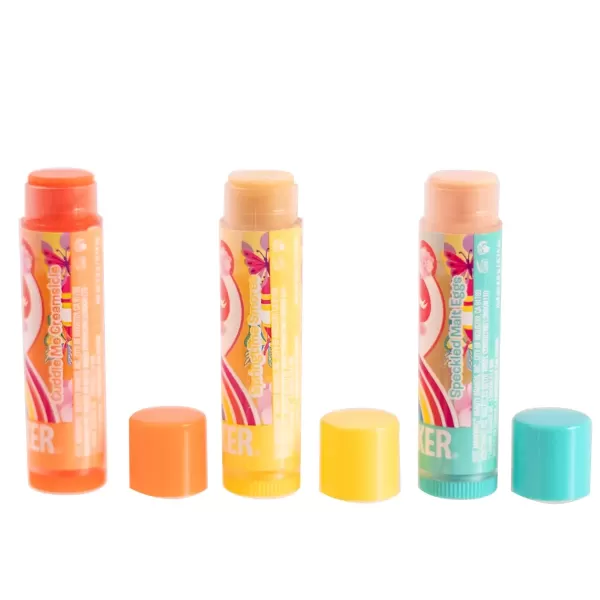 imageLip Smacker Crayola Crayon Stackable Flavored Clear Lip Balm Blue  Moisturizing SoothingPanda Trio Collection
