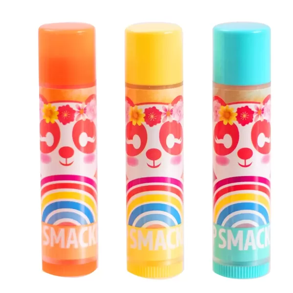 imageLip Smacker Crayola Crayon Stackable Flavored Clear Lip Balm Blue  Moisturizing SoothingPanda Trio Collection