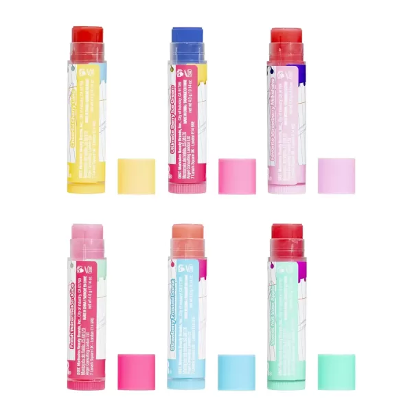 imageLip Smacker Crayola Crayon Stackable Flavored Clear Lip Balm Blue  Moisturizing SoothingSchool Kit Collection